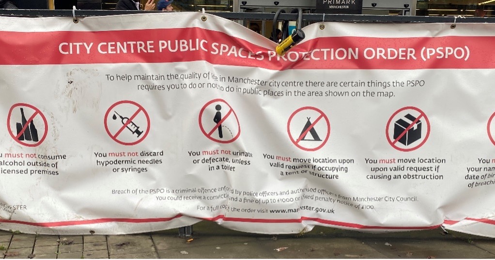 Urban safety for who? Public Space Protection Orders in Manchester’s City Centre